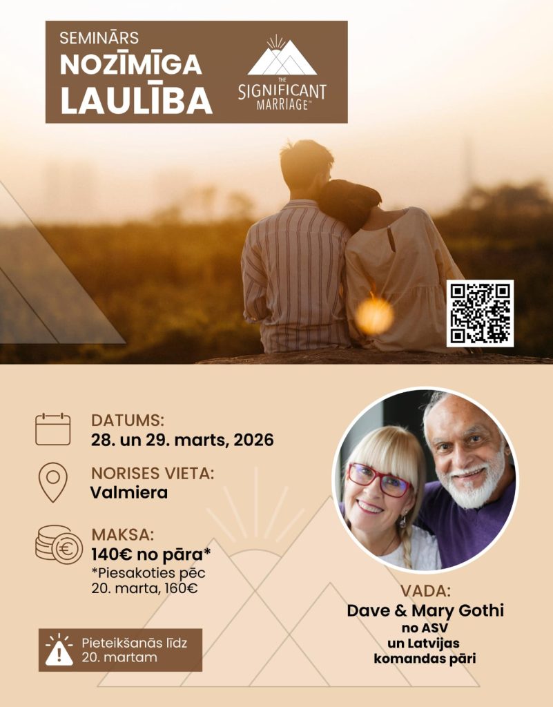 Seminārs “Nozīmīga laulība”